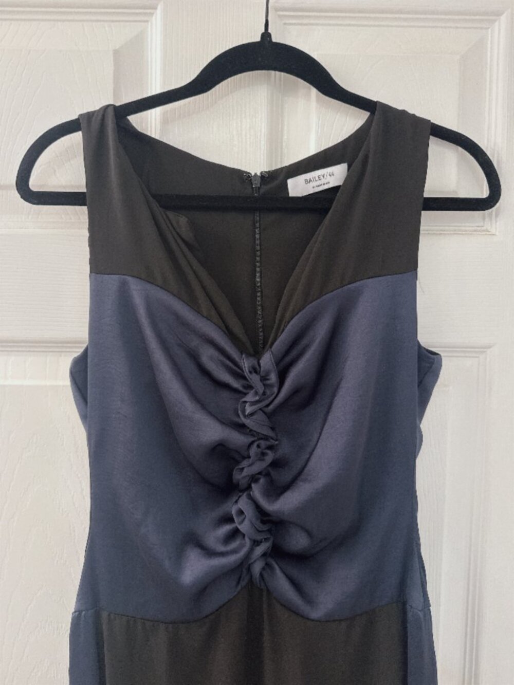Bailey 44 Ruched Front Colorblock Dress - Picture 3 of 6